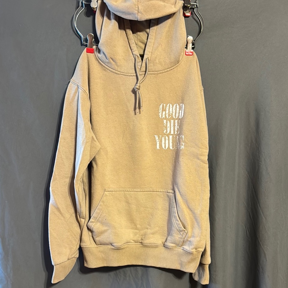 Good Die Young Tan Hoodie